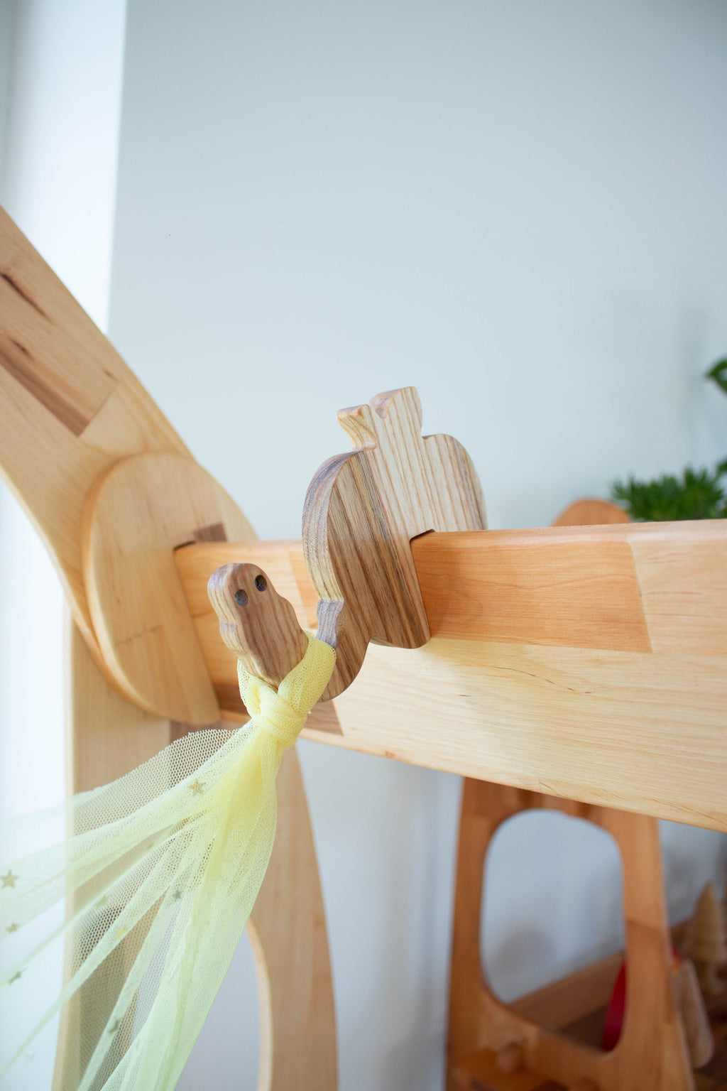 Wooden hook for Playstand