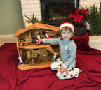 Dollhouse with Fireplace 1:16 Scale