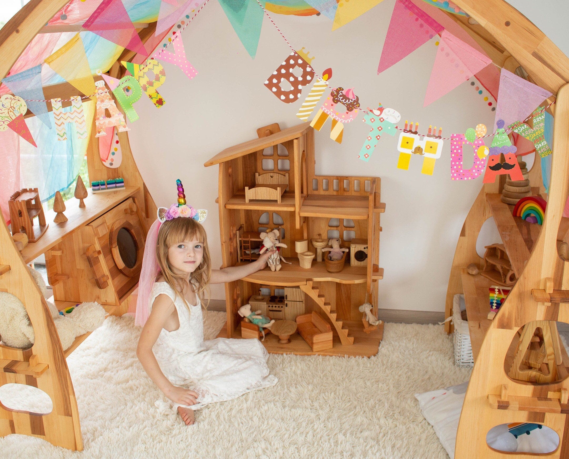 Maileg Dollhouse and Furniture Set 1:12 Scale