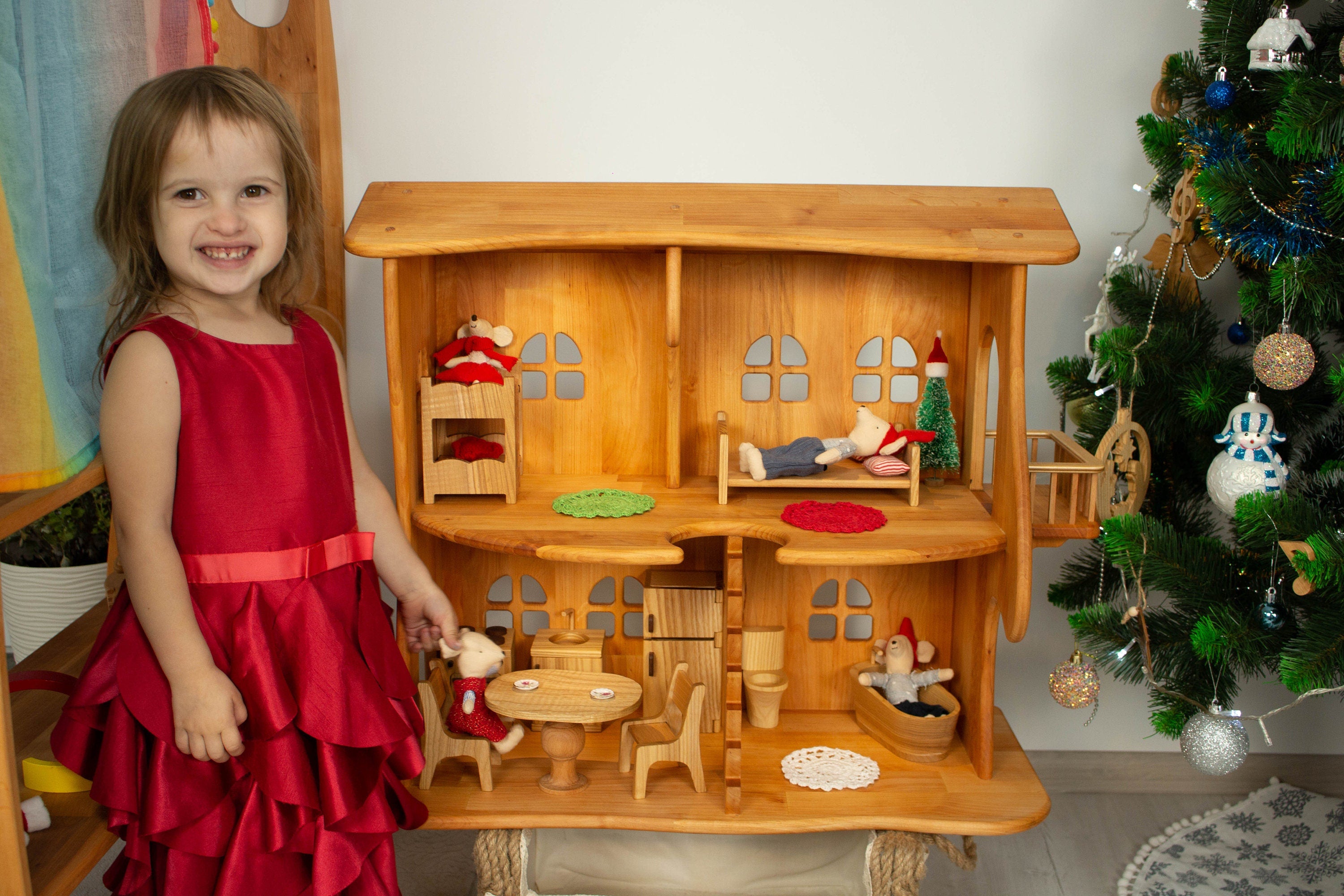 Maileg dollhouse with balcony 1:12 Scale