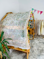 Botanical Oak Leaves Fabric for Playstands