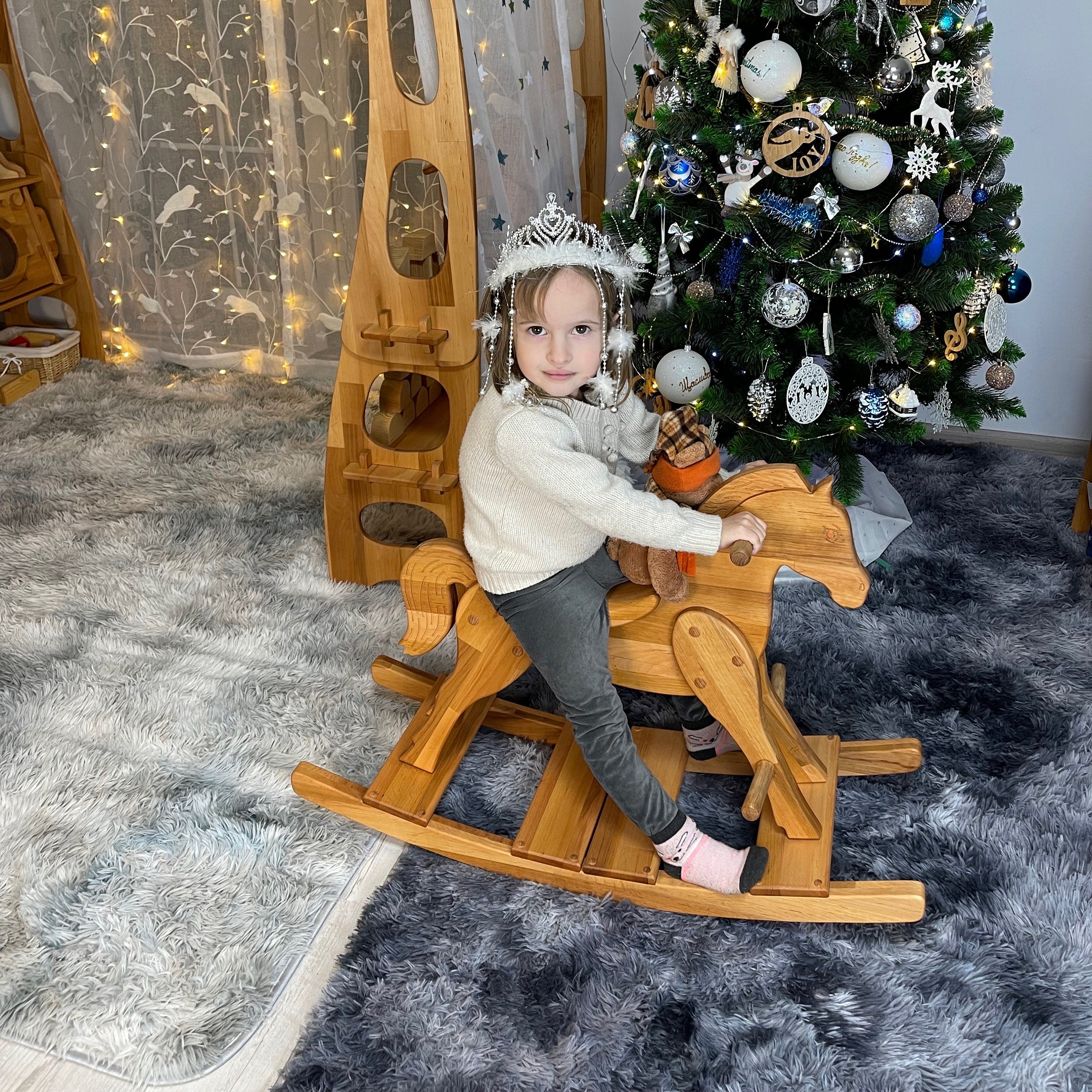 Wooden Rocking Horse