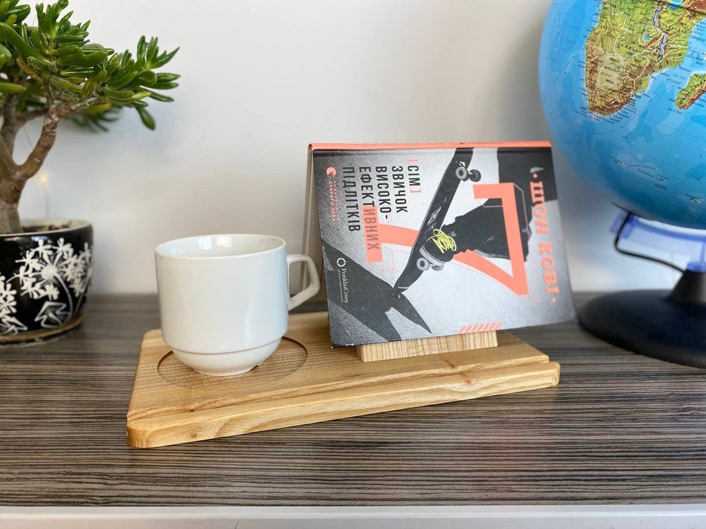 Handcrafted Book Placeholder & Nightstand Organizer