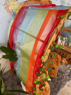 Rainbow fabric for Large Playstand