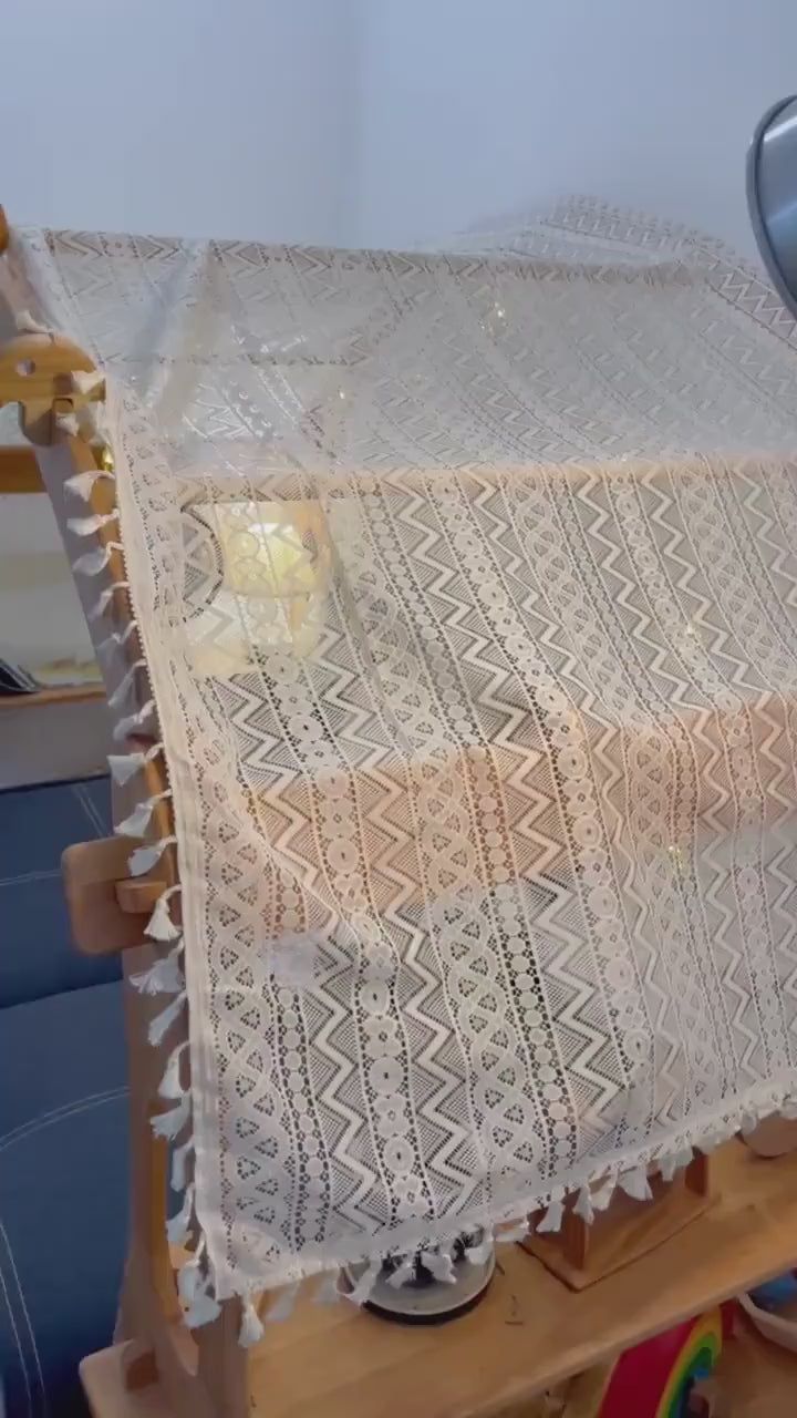 Boho Fabric Canopy for Playstands
