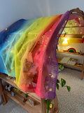 Rainbow fabric Playstand Canopy